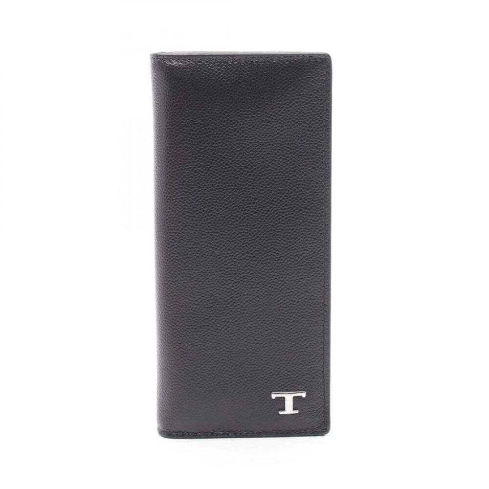 TOD'S Vertical Wallet Leather Long Wallet
